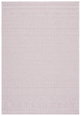 Safavieh Courtyard 4'-0" x 5'-7" Rug in Ivory / Soft Pink