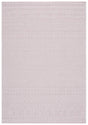 Safavieh Courtyard 4'-0" x 5'-7" Rug in Ivory / Soft Pink