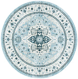 Safavieh Isabella 6'-7" x 6'-7" Rug in Light Blue / Cream
