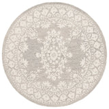 Safavieh Ebony 6'-0" x 6'-0" Rug in Grey / Ivory