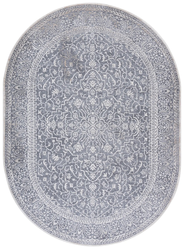 Safavieh Reflection 6'-0" x 8'-0" Rug in Light Grey / Cream