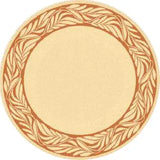 Safavieh Courtyard 5'-3" x 5'-3" Rug in Natural / Terra