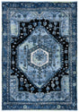 Safavieh Vintage Hamadan 4'-0" x 6'-0" Rug in Light Blue / Black