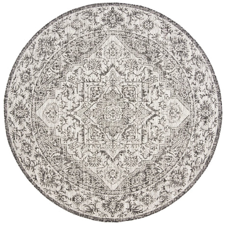 Safavieh Courtyard 6'-7" x 6'-7" Rug in Slate / Grey