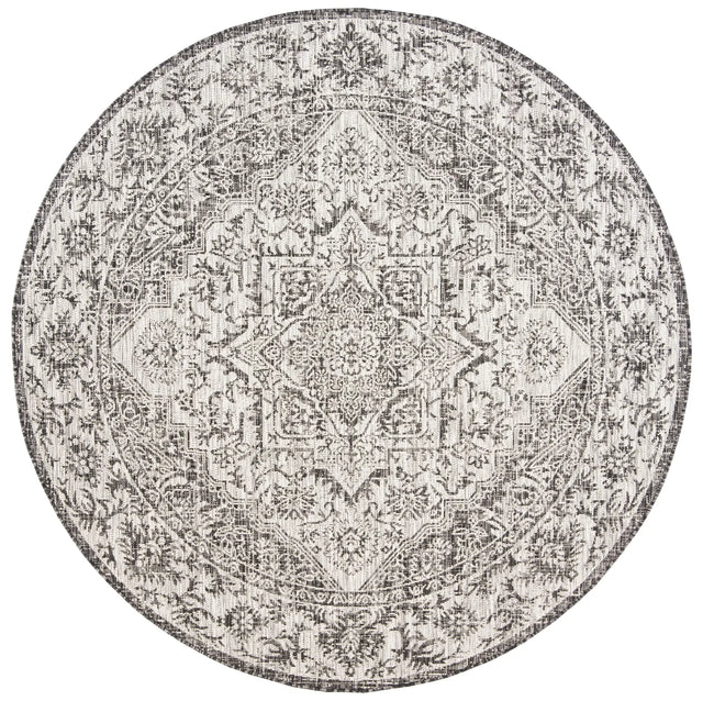 Safavieh Courtyard 6'-7" x 6'-7" Rug in Slate / Grey