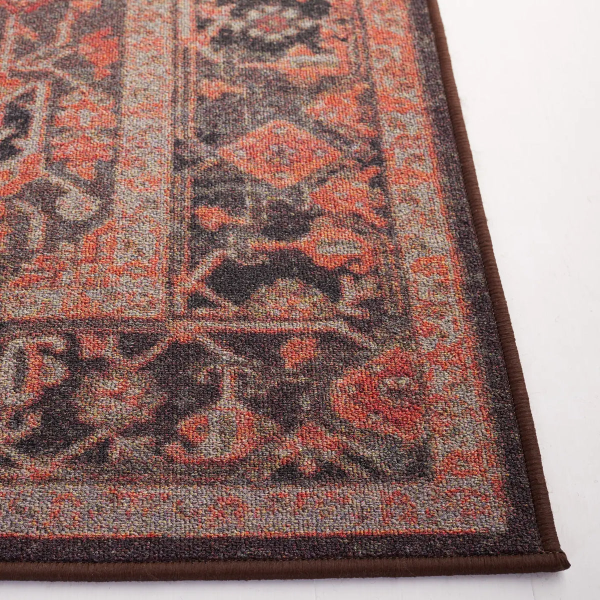 Safavieh Journey 4'-4" x 6'-0" Rug in Navy / Red