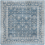 Safavieh Brentwood 6'-7" x 6'-7" Rug in Navy / Light Grey