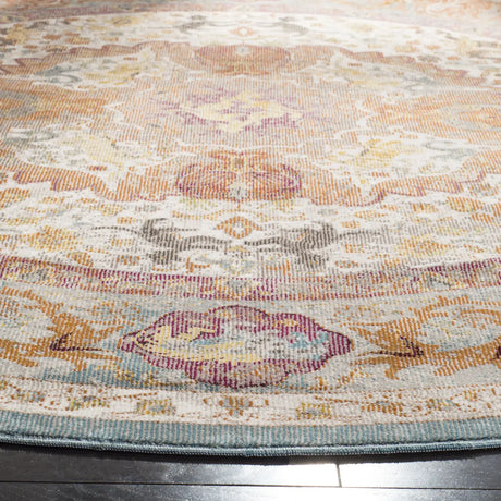 Safavieh Aria 6'-5" x 6'-5" Rug in Beige / Orange