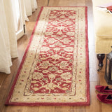 Safavieh Anatolia 2'-3" x 10'-0" Rug in Red / Ivory