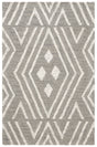 Safavieh Micro-Loop 2'-6" x 4'-0" Rug in Grey / Ivory
