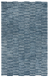 Safavieh Ebony 4'-0" x 6'-0" Rug in Navy / Light Blue