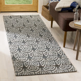 Safavieh Cape Cod 2'-3" x 8'-0" Rug in Slate / Ivory