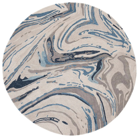 Safavieh Soho 6'-0" x 6'-0" Rug in Grey / Blue