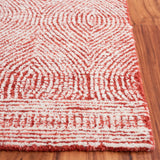 Safavieh Abstract 4'-0" x 6'-0" Rug in Ivory / Red