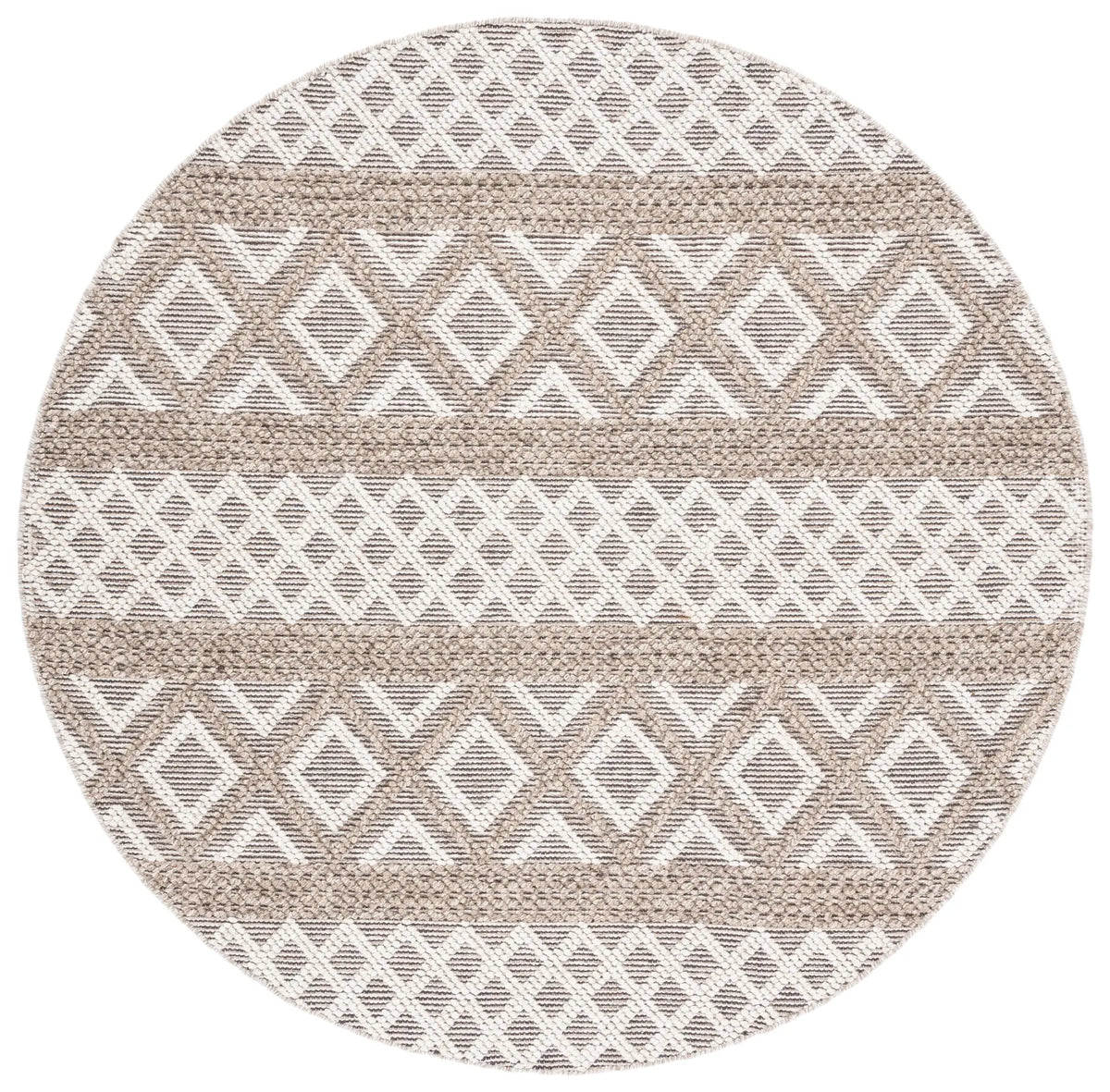 Safavieh Vermont 6'-0" x 6'-0" Rug in Ivory / Grey