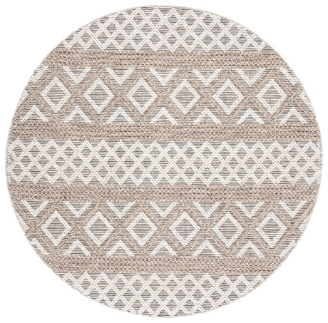 Safavieh Vermont 6'-0" x 6'-0" Rug in Ivory / Grey