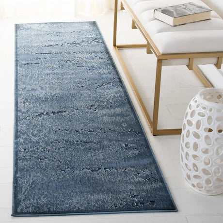 Safavieh Paradise 2'-2" x 8'-0" Rug in Blue / Black