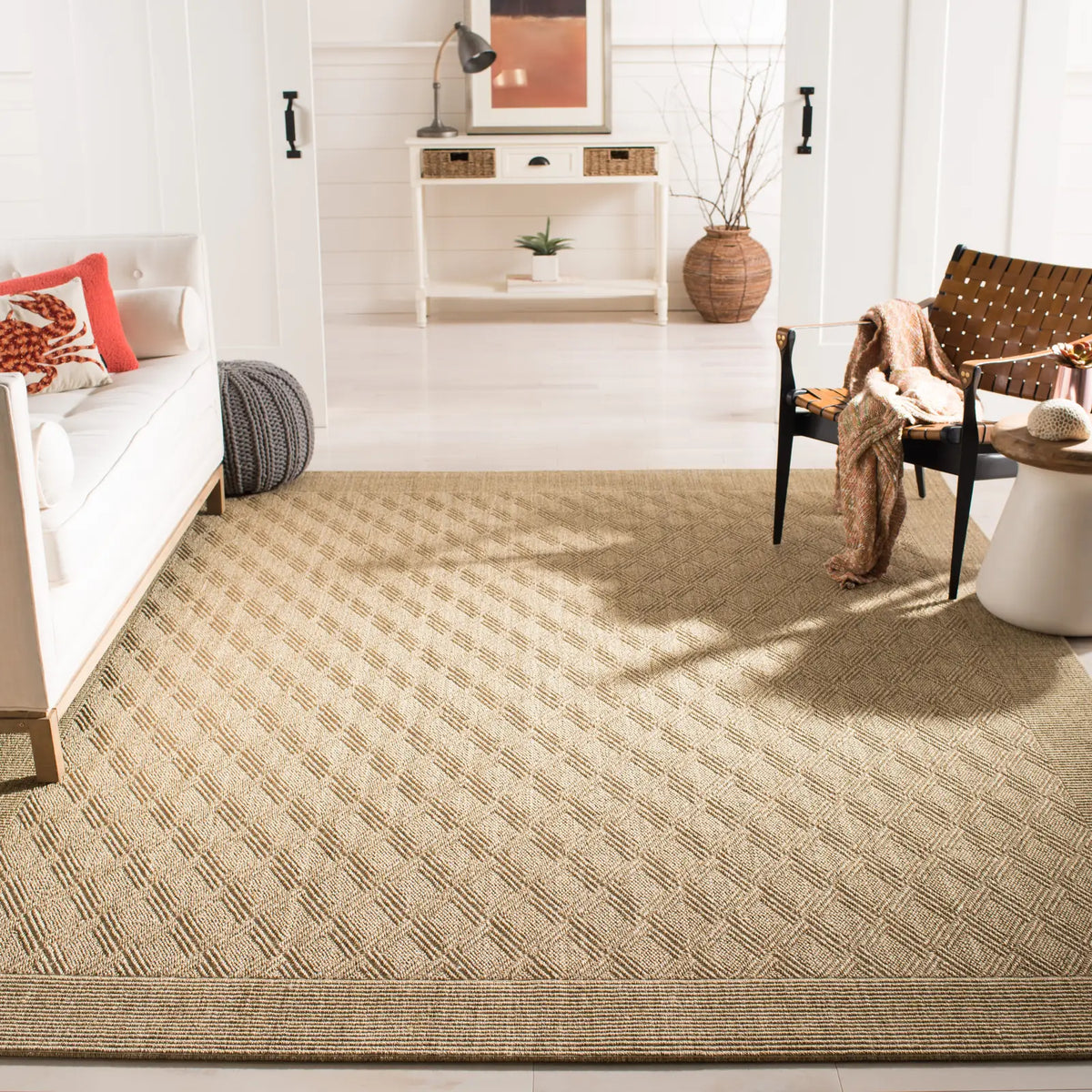 Safavieh Palm Beach 10'-0" x 14'-0" Rug in Sand