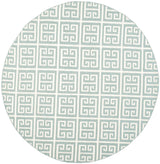 Safavieh Dhurries 7'-0" x 7'-0" Rug in Blue / Ivory