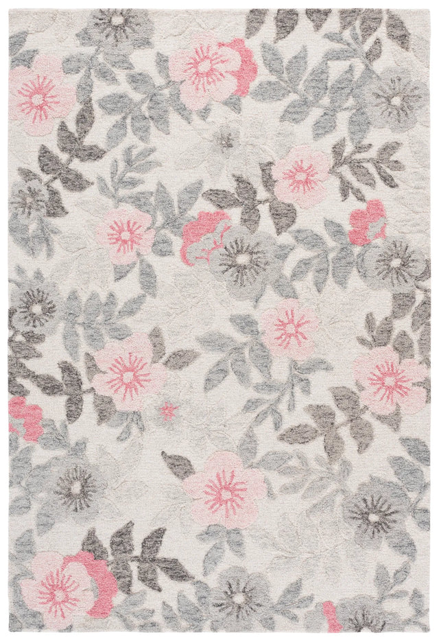 Safavieh Jardin 4'-0" x 6'-0" Rug in Grey / Pink