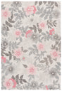 Safavieh Jardin 4'-0" x 6'-0" Rug in Grey / Pink