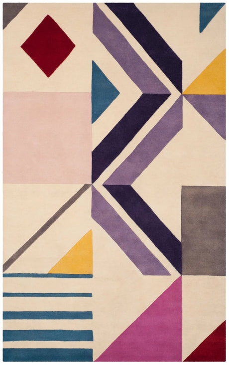 Safavieh Fifth Avenue 5'-0" x 8'-0" Rug in Ivory / Purple