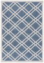 Safavieh Beach House 4'-0" x 6'-0" Rug in Blue / Ivory