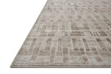 Loloi Lune LUN-02 Ivory / Mushroom Rug - rug corner
