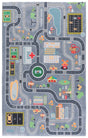 Safavieh Tacoma Kids 100 5'-0" x 8'-0" Rug in Grey / Dark Grey
