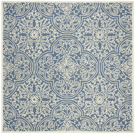 Safavieh Trace 6'-0" x 6'-0" Rug in Blue / Ivory