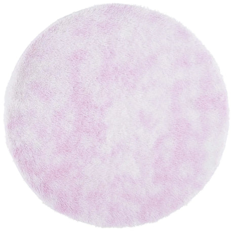 Safavieh Rainbow Shag 4'-0" x 4'-0" Rug in Pink