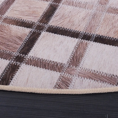 Safavieh Faux Hide 6'-0" x 6'-0" Rug in Beige / Brown