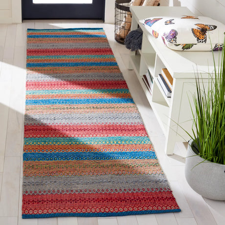 Safavieh Kilim 2'-3" x 9'-0" Rug in Blue / Red