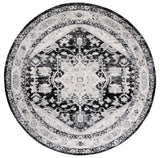 Safavieh Brentwood 6'-7" x 6'-7" Rug in Black / Ivory