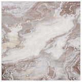 Safavieh Palma 6'-7" x 6'-7" Rug in Beige / Brown