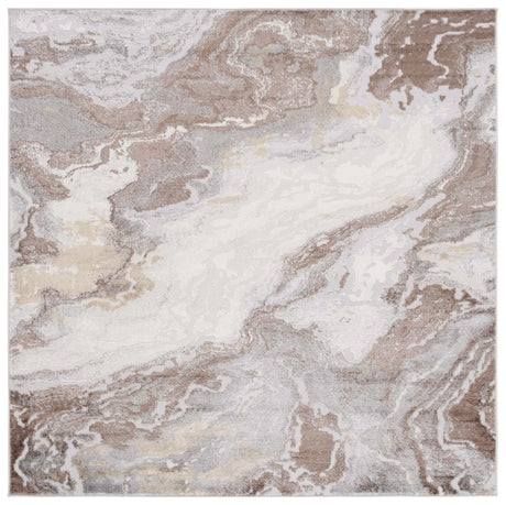 Safavieh Palma 6'-7" x 6'-7" Rug in Beige / Brown
