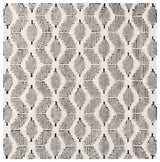 Safavieh Ebony 6'-0" x 6'-0" Rug in Dark Grey / Ivory