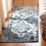 Safavieh Classic Vintage 2'-3" x 8'-0" Rug in Blue / Ivory