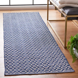 Safavieh Montauk 2'-3" x 8'-0" Rug in Ivory / Navy
