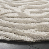 Safavieh Ebony 6'-0" x 6'-0" Rug in Grey / Ivory