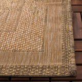 Safavieh Courtyard 5'-3" x 7'-7" Rug in Natural / Gold