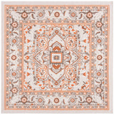 Safavieh Cabana 6'-7" x 6'-7" Rug in Beige / Orange