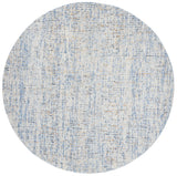 Safavieh Abstract 6'-0" x 6'-0" Rug in Dark Blue / Rust