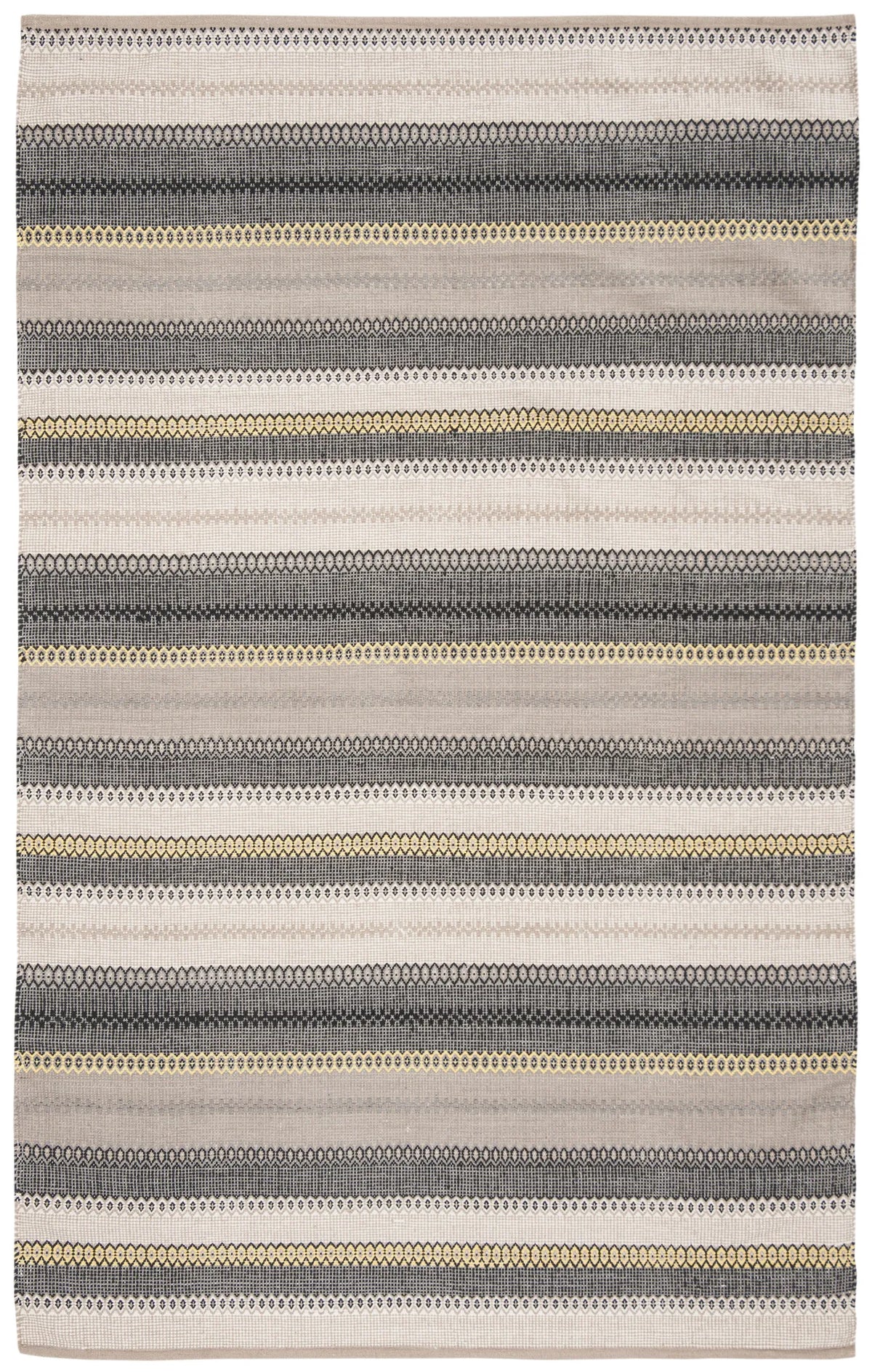 Safavieh Striped Kilim 5'-0" x 8'-0" Rug in Grey