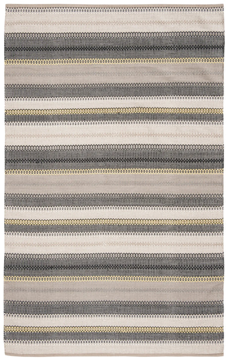 Safavieh Striped Kilim 5'-0" x 8'-0" Rug in Grey