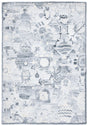 Safavieh Glamour 4'-0" x 6'-0" Rug in Ivory / Grey