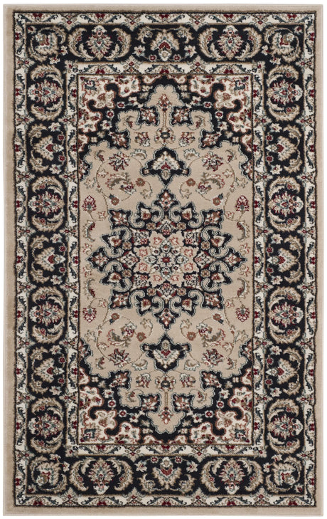 Safavieh Lyndhurst 3'-3" x 5'-3" Rug in Cream / Anthracite