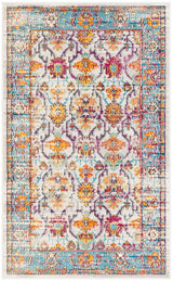 Safavieh Crystal 3'-0" x 5'-0" Rug in Cream / Teal