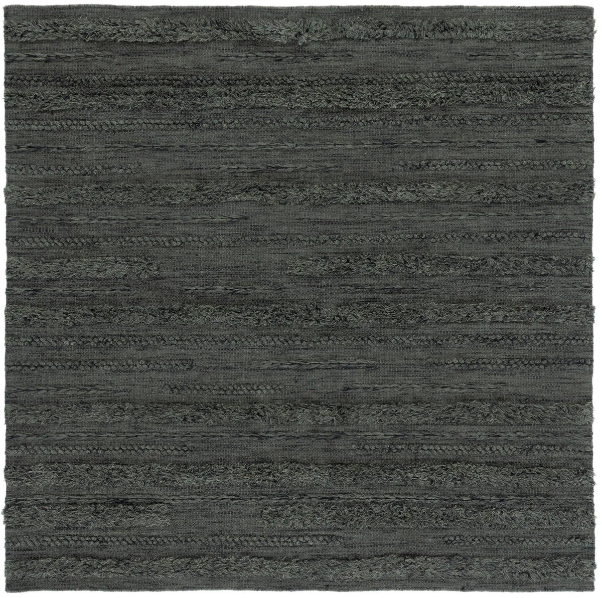Safavieh Vermont 6'-0" x 6'-0" Rug in Charcoal / Ivory