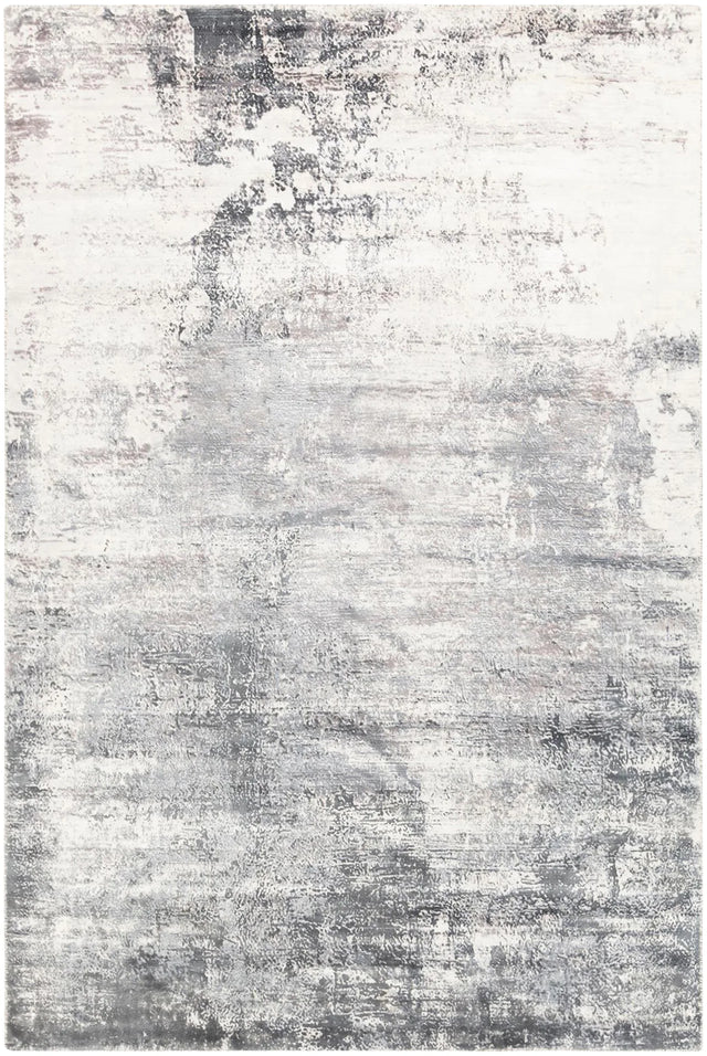 Chandra Dawn DAW-52304 Gray / White rug, flat view
